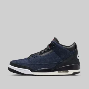 Air Jordan 3 x Levi's® 'Indigo and Gym Red' - IH7959-400