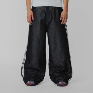 Women's adidas Adilenium Season 4 Teamgeist Baggy Shine Denim Pants - KE9799