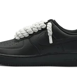Nike Air Force 1 Rope Laces Black White