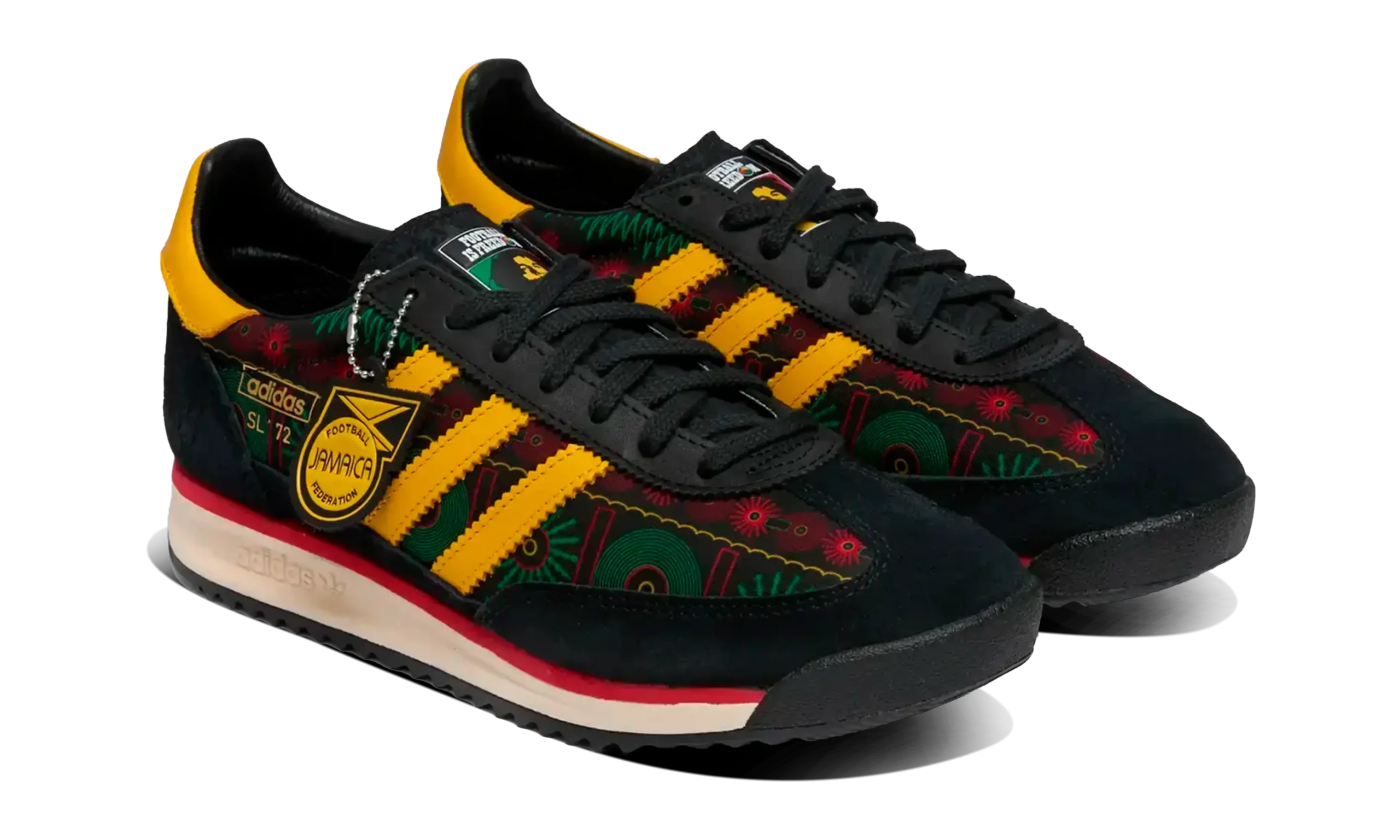 Adidas SL 72 RS Jamaica Football Federation x Bob Marley Black - Imagen 4